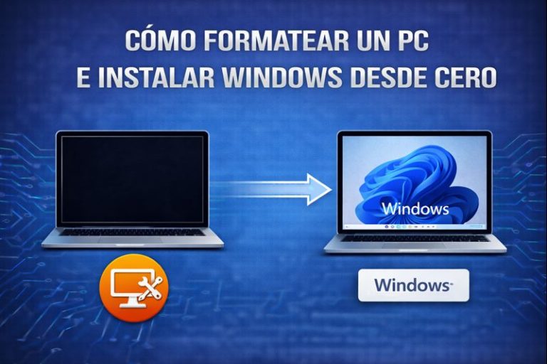 Cómo Formatear un PC e Instalar Windows desde Cero [2025]